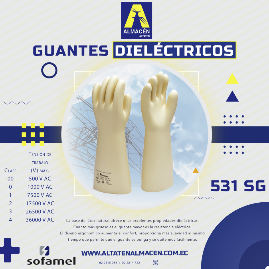 Guante Dielectrico
